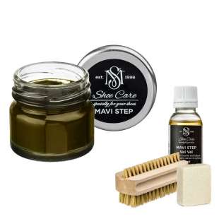 MAVI STEP Aurora Suede & Nubuck Shoe Care Kit Olive Green фото 102692