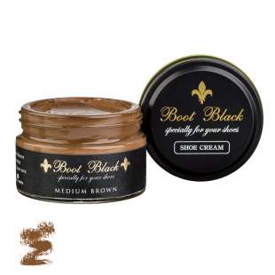 Крем для обуви коричневый средний Boot Black Shoe Cream 1919 фото 98194