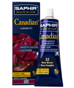 Крем краска для обуви темно коричневая 32 Saphir Canadian, 75 мл фото 95747