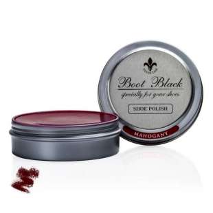 Паста цвета махагон для полировки обуви Boot Black Shoe Polish фото 62537