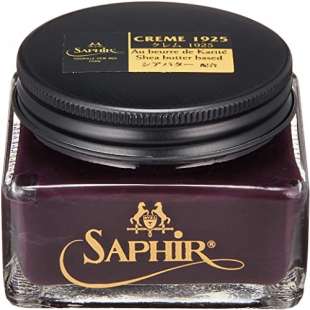 Крем для обуви бордовый Saphir Medaille d'Or Shoe Polish Pommadier, 75 мл фото 96081