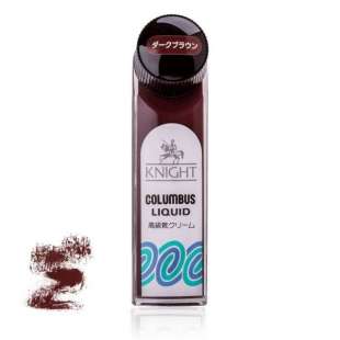 Крем для обуви темно коричневый Columbus Knight Liquid, 65 мл фото 62599