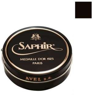 Темно-коричневая полировочная паста для обуви Saphir Medaille d’Or Pate De Luxe, 100 мл фото 95955