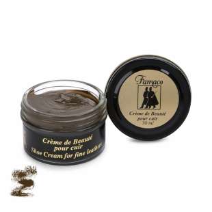 Крем для обуви зеленый 372 Famaco Creme De Beaute, 50 мл фото 58701