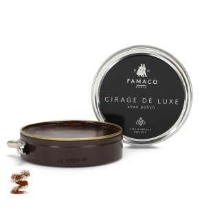Воск для обуви каштановый Famaco Cirage De Luxe, 100 мл фото 59170