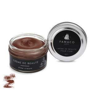 Крем для обуви коричневый 321 Famaco Creme De Beaute, 50 мл фото 57916