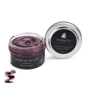 Крем для обуви бордовый 513 Famaco Creme De Beaute, 50 мл фото 58954