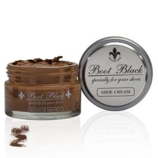 Крем для обуви коричневый 450 Boot Black Shoe Cream, 55 мл фото 93767