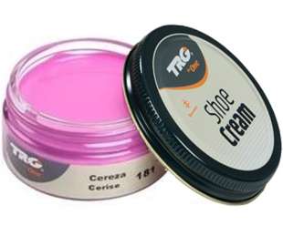 Крем светло-вишневый для обуви из гладкой кожи Trg Shoe Cream