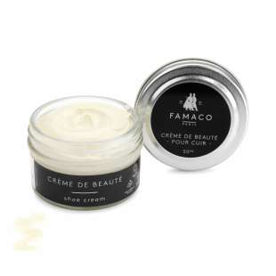 Крем для обуви светло бежевый 341 Famaco Creme De Beaute, 50 мл фото 58636