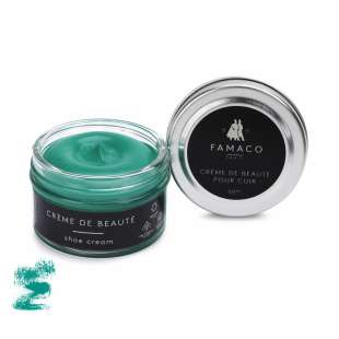 Крем для обуви зеленый 388 Famaco Creme De Beaute, 50 мл фото 58733