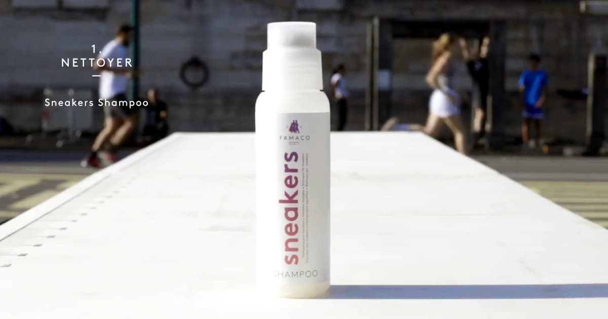 Шампунь для кроссовок и спортивной обуви Famaco Sneakers Shampoo, 200 мл